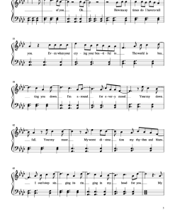 All Of Me Piano sheet